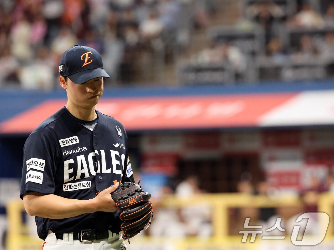 본문 이미지 - 한화 이글스 투수 엄상백. 2025.5.9/뉴스1 ⓒ News1 황기선 기자