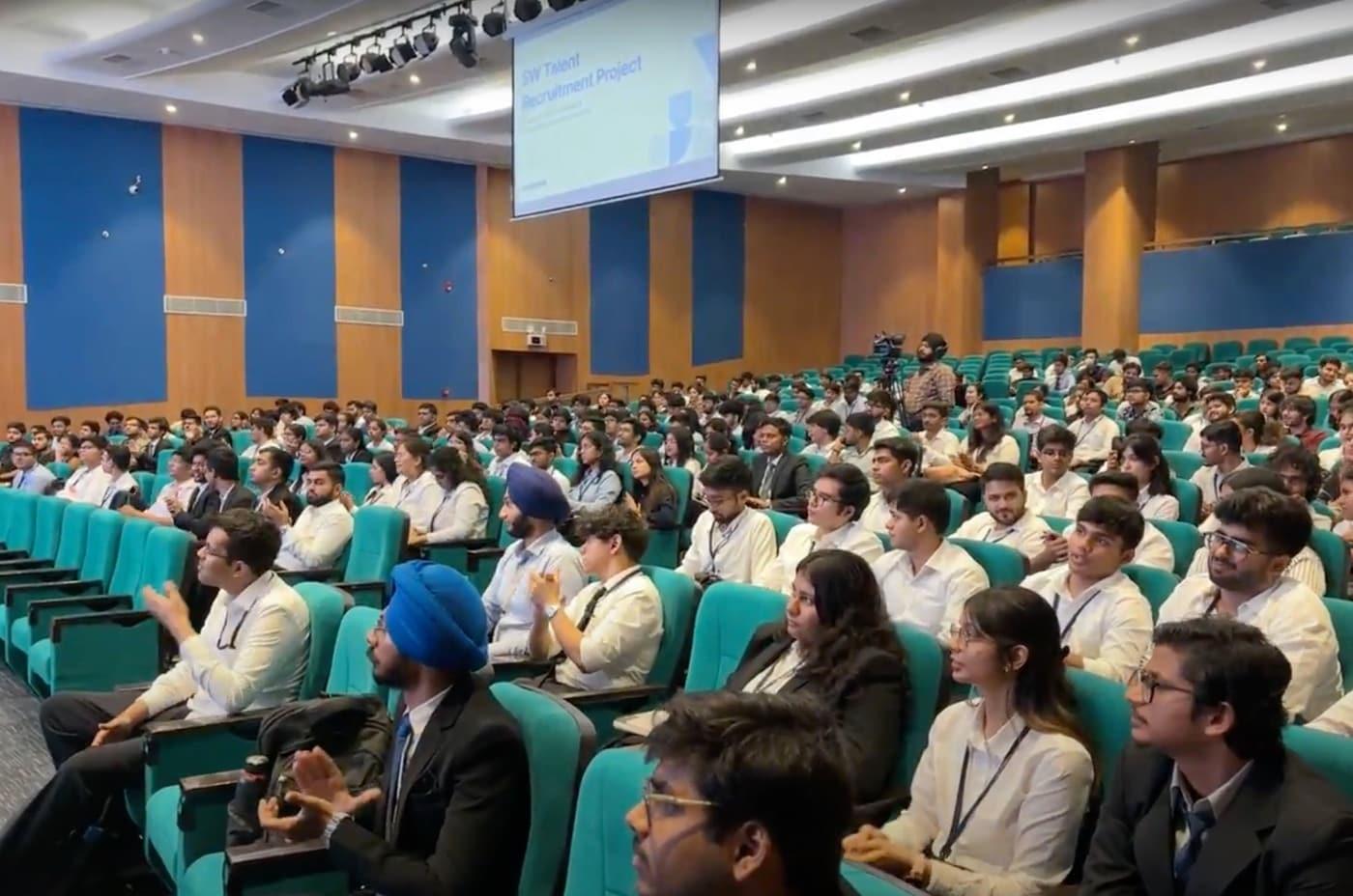 중기부는 인도 현지에서 소프트웨어 개발자 인재매칭 페스티벌을 열었다 (중기부 제공)