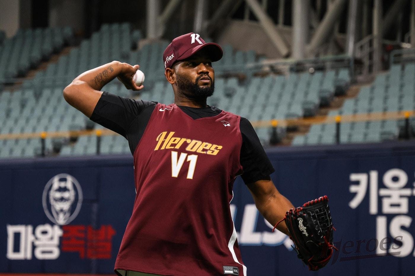 키움 히어로즈 라울 알칸타라. (키움 제공)