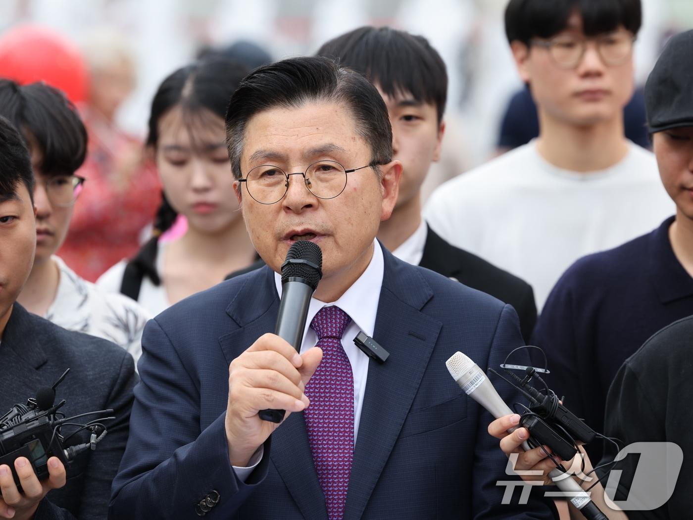 본문 이미지 - 황교안 전 총리. 2025.6.1/뉴스1 ⓒ News1 황기선 기자