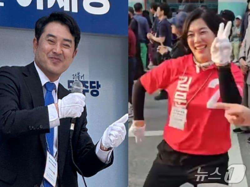 본문 이미지 - 최석 더불어민주당 강원선거유세본부장(왼쪽)과 임미선 국민의힘 강원특별자치도의원. (본인 제공. 재판매 및 DB금지)/2025.6.1/뉴스1