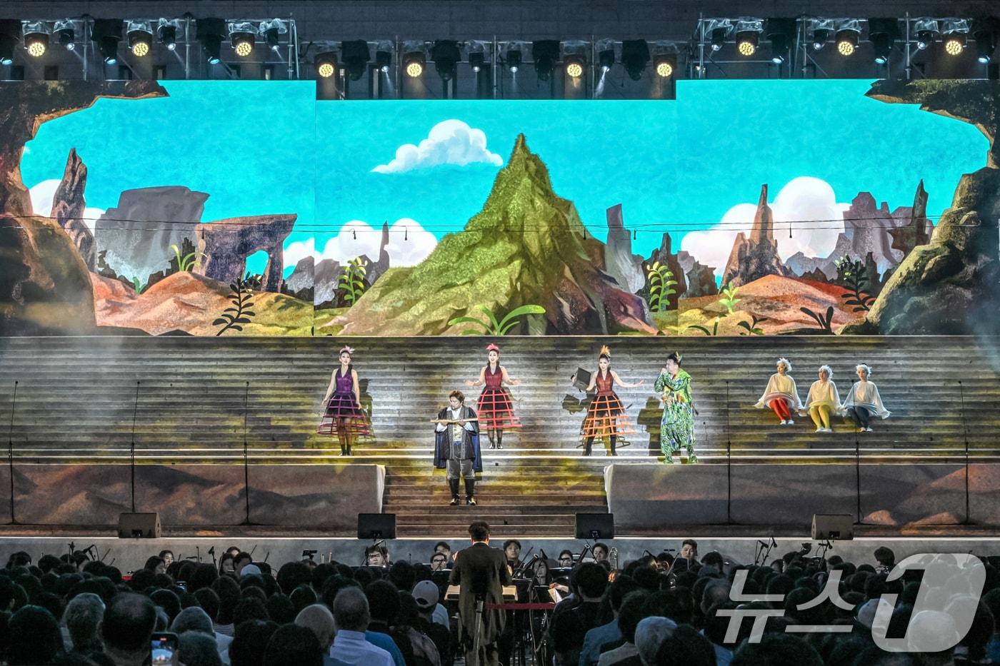 본문 이미지 - 오페라 '마술피리' 공연 장면(세종문화회관 제공. 재판매 및 DB 금지) 