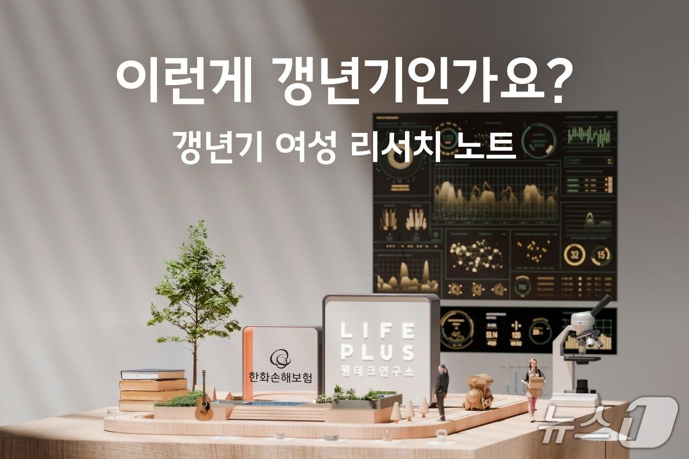 한화손보, 여성 생애 전환기 '갱년기 여성 리서치 노트' 공개/사진제공=한화손보