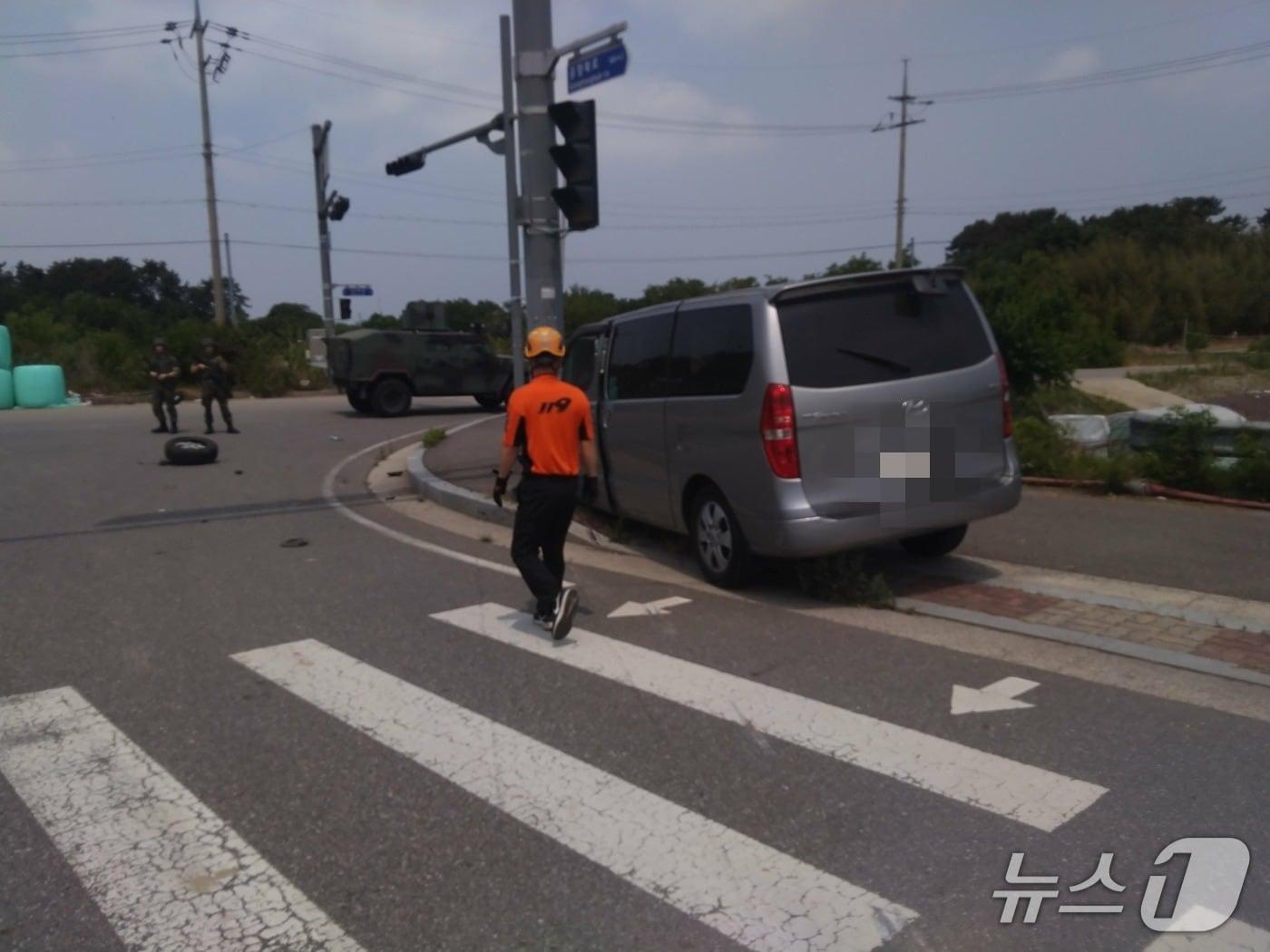 본문 이미지 - 사고 현장 모습.&#40;전북소방 제공. 재판매 및 DB금지&#41;