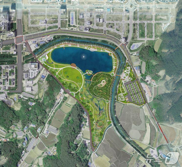 본문 이미지 - 당진 호수공원 위치도.(당진시청 제공. 재판매 및 DB금지)