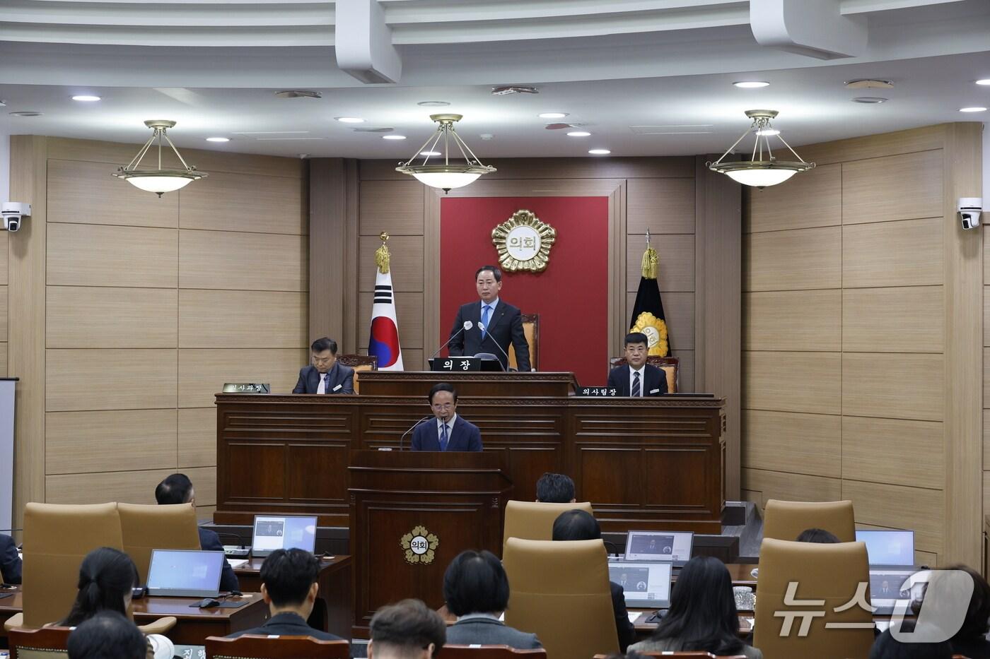 10일 전북 임실군의회가 제346회 임시회를 개회하고 있다.(의회제공. 재판매 및 DB금지)2025.6.10/뉴스1
