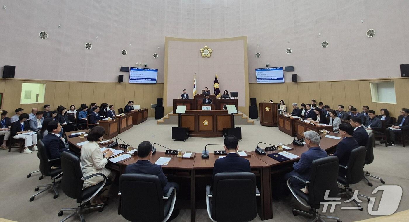 기장군의회 제289회 정례회 현장.(기장군청 제공. 재판매 및 DB 금지)