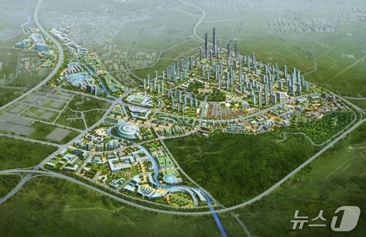 본문 이미지 - 평택 브레인시티 조감도(네이버 블로그 캡처)