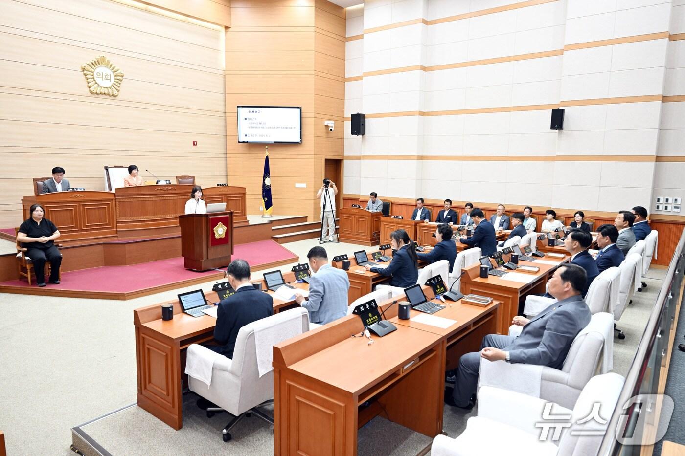 보령시의회 268회 1차 정례회 모습.(보령시의회 제공 .재판매 및 DB금지)/뉴스1
