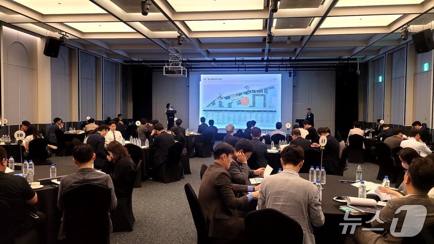 북항재개발 투자유치설명회 현장.(BPA제공. 재판매 및 DB 금지)
