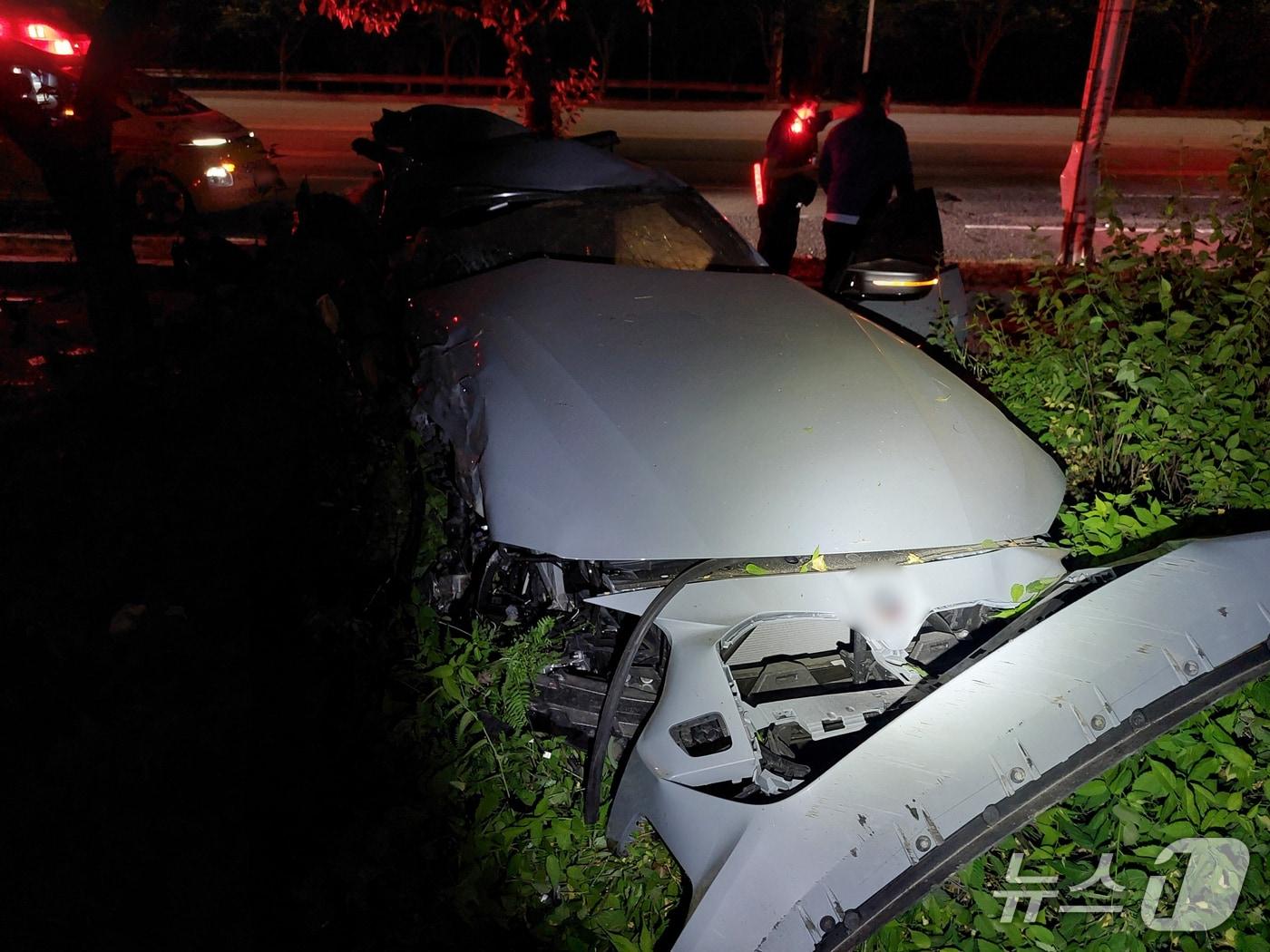 본문 이미지 - 10일 오후 10시50분 부산 강서구 지사주거단지 사고 현장.(강서경찰서 전경. 재판매 및 DB 금지)