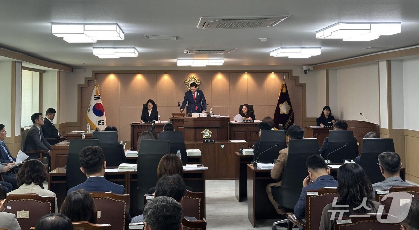 대덕구의회 본회의 모습.(대덕구 제공 ,재판매 및 DB 금지)/뉴스1