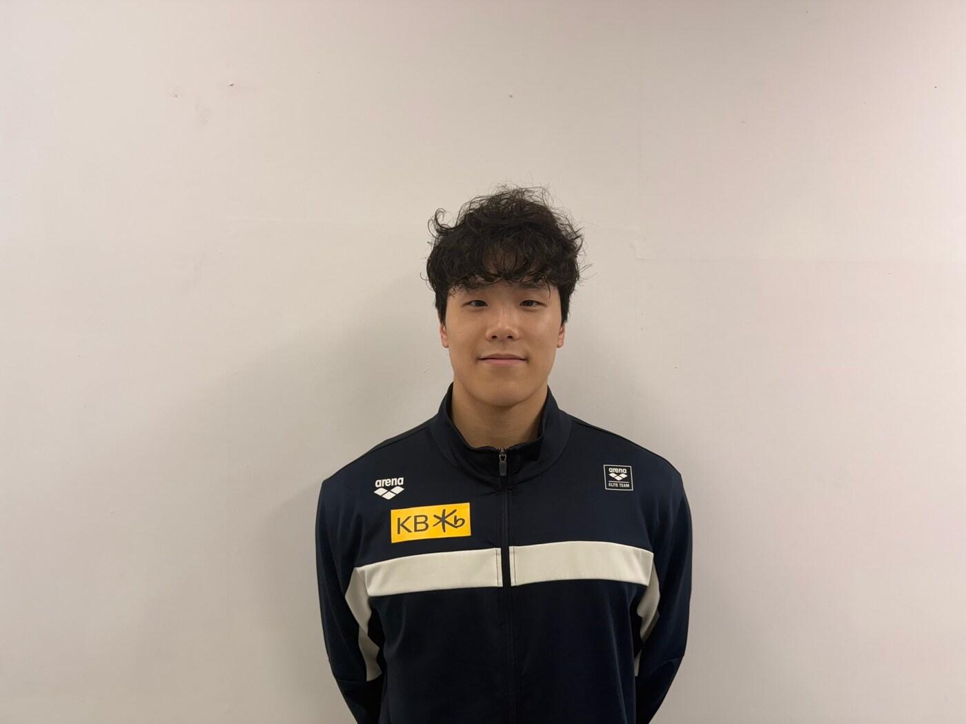 본문 이미지 - 전국수영선수권 자유형 50m에서 금메달을 딴 지유찬(올댓스포츠 제공) 