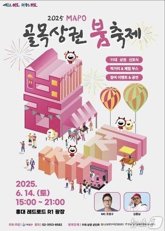 본문 이미지 - 2025 마포 골목상권 붐축제 포스터.