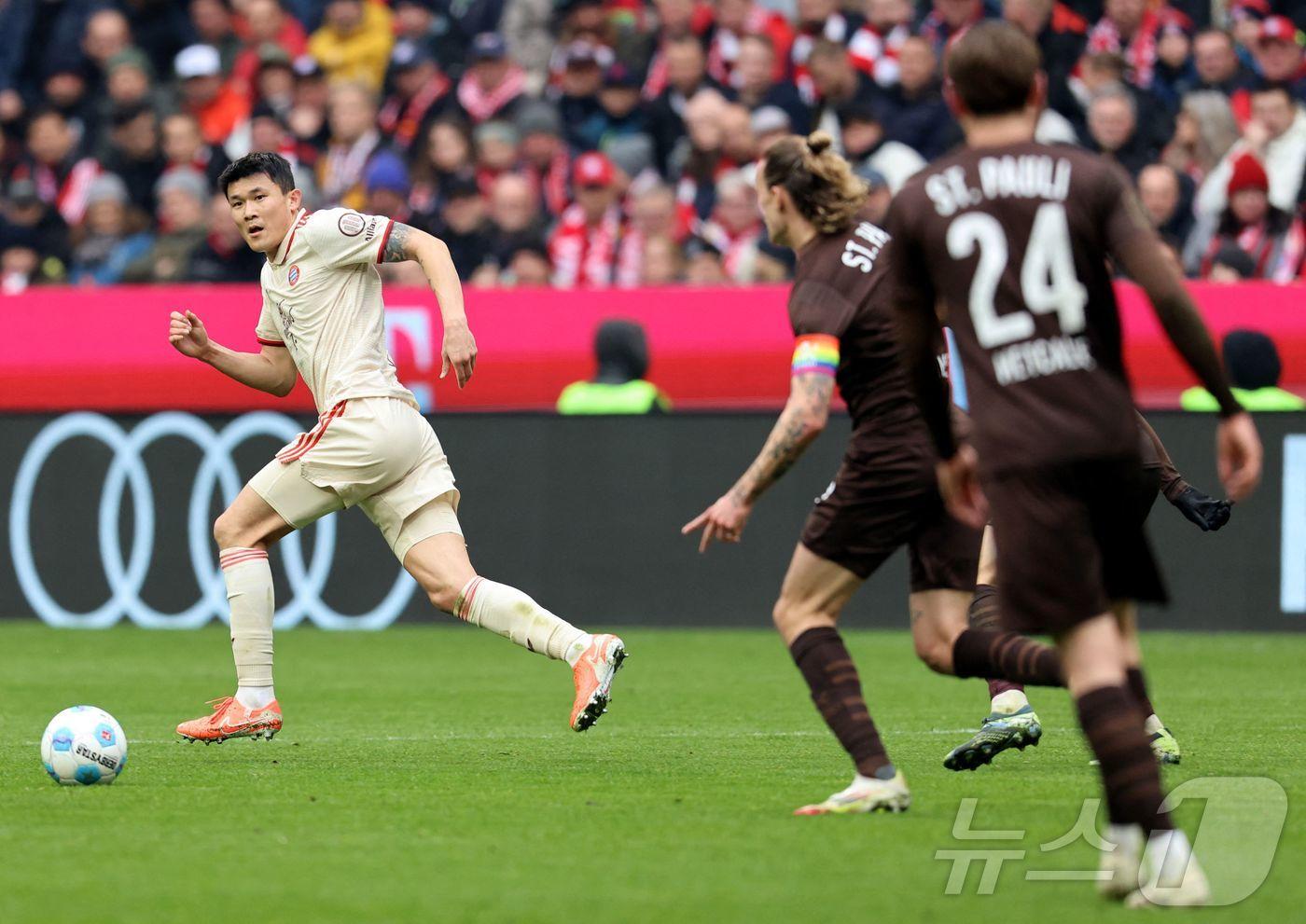바이에른 뮌헨의 김민재.ⓒ AFP=뉴스1
