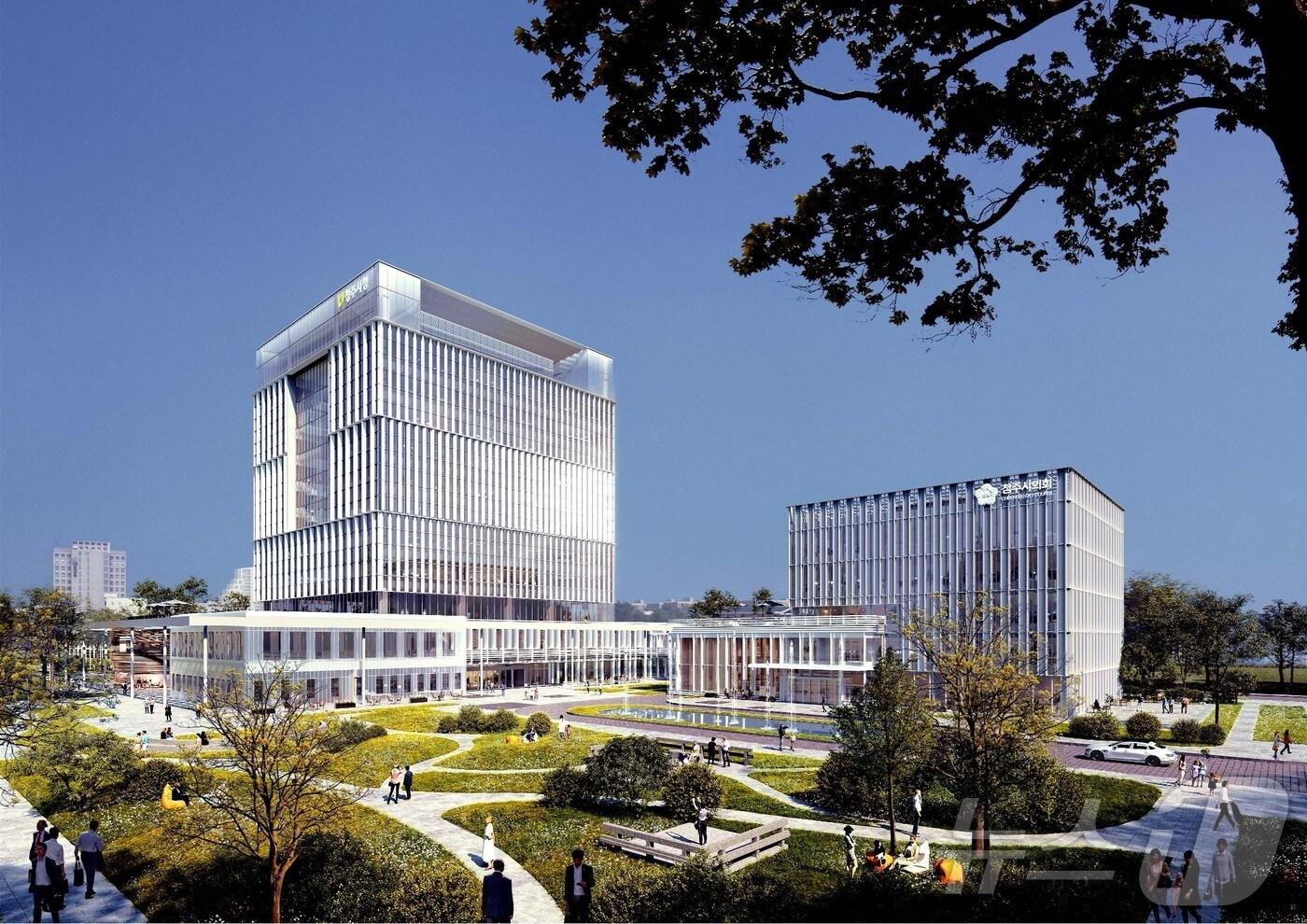 청주시 신청사 투시도/뉴스1