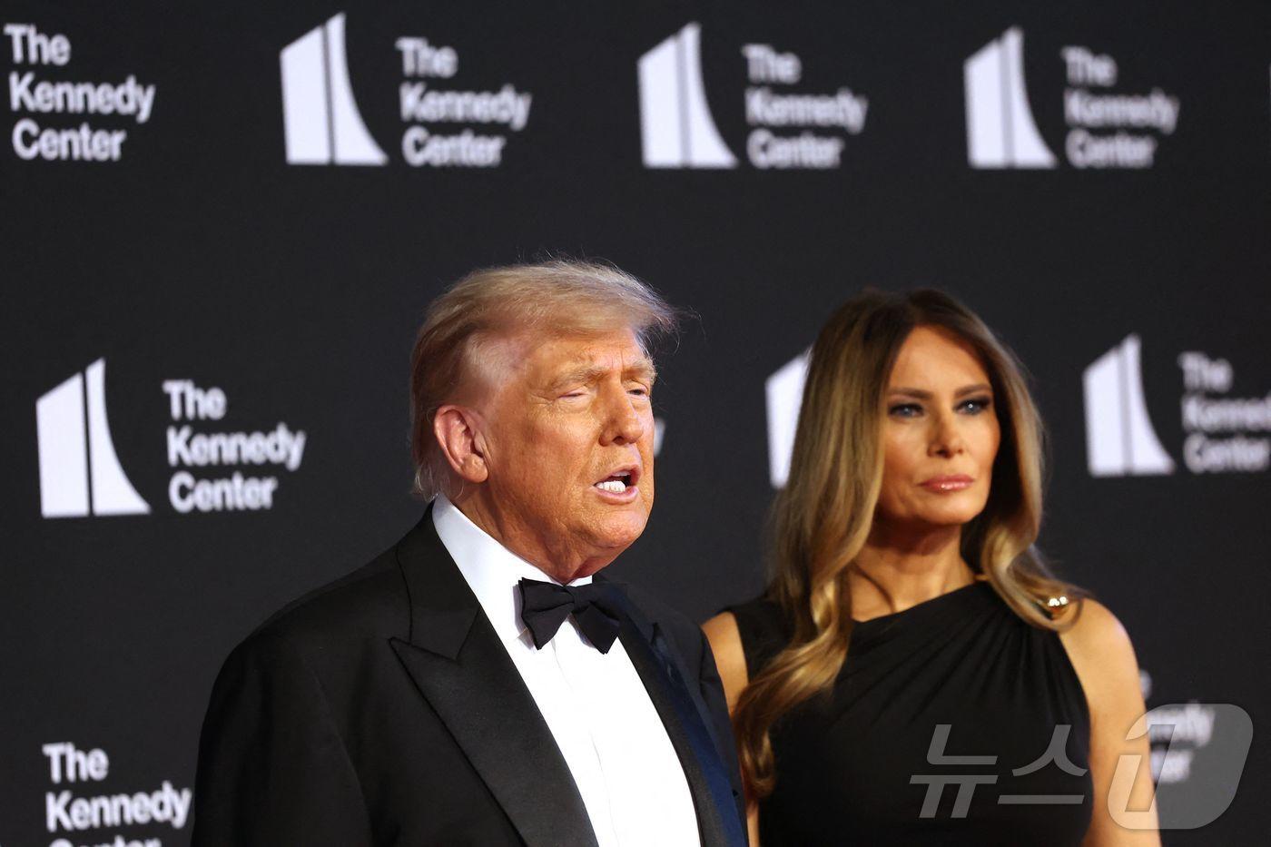 도널드 트럼프 미국 대통령과 퍼스트 레이디 멜라니아 트럼프. ⓒ AFP=뉴스1 ⓒ News1 최종일 선임기자