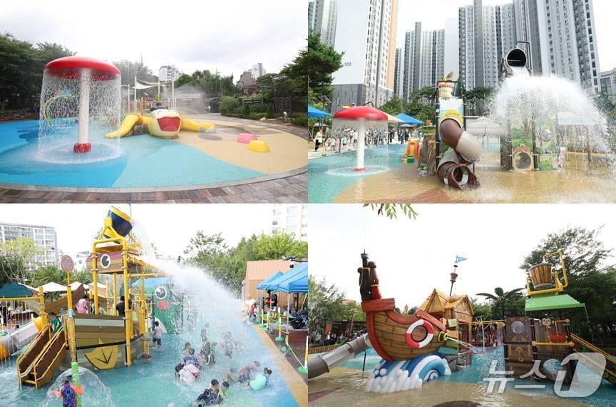 본문 이미지 - 은평구 물놀이터.(은평구청 제공)