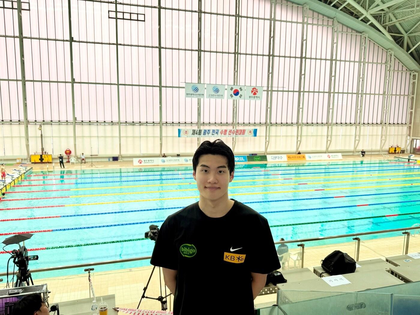 본문 이미지 - 개인혼영 200m 1위를 차지한 황선우(올댓스포츠 제공) 