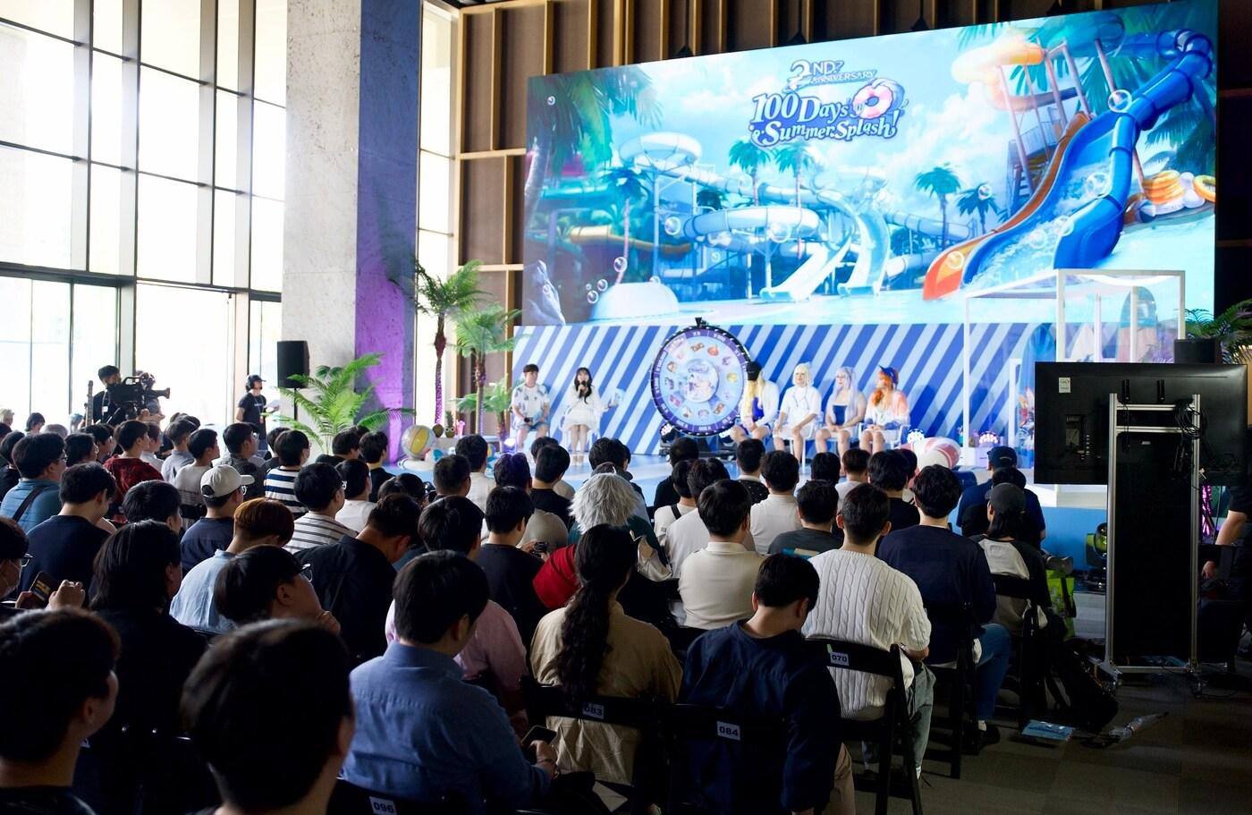 네오위즈가 모바일 RPG '브라운 더스트' 2주년 기념 특별 생방송을 이달 14일 네오위즈 판교 사옥에서 진행했다.(네오위즈 제공. 재판매 및 DB금지)2025.6.15/뉴스1