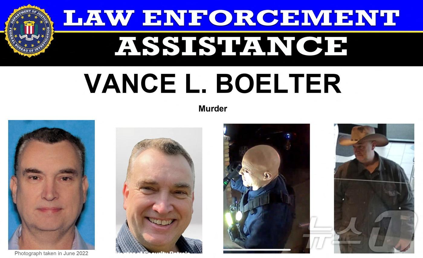 지난 14일&#40;현지시간&#41; 미국 미네소타주 미니애폴리스에서 발생한 민주당 소속 주 의원 멜리사 홀트먼과 그의 남편이 총격으로 사망한 사건의 주요 용의자인 밴스 볼터&#40;57세&#41;. 미국 연방수사국&#40;FBI&#41;는 사건 당일 엑스&#40;X&#41; 계젇을 통해 용의자를 공개하고 5만 달러의 현상금을 걸었다. 2025.06.14 ⓒ 로이터=뉴스1 ⓒ News1 류정민 특파원