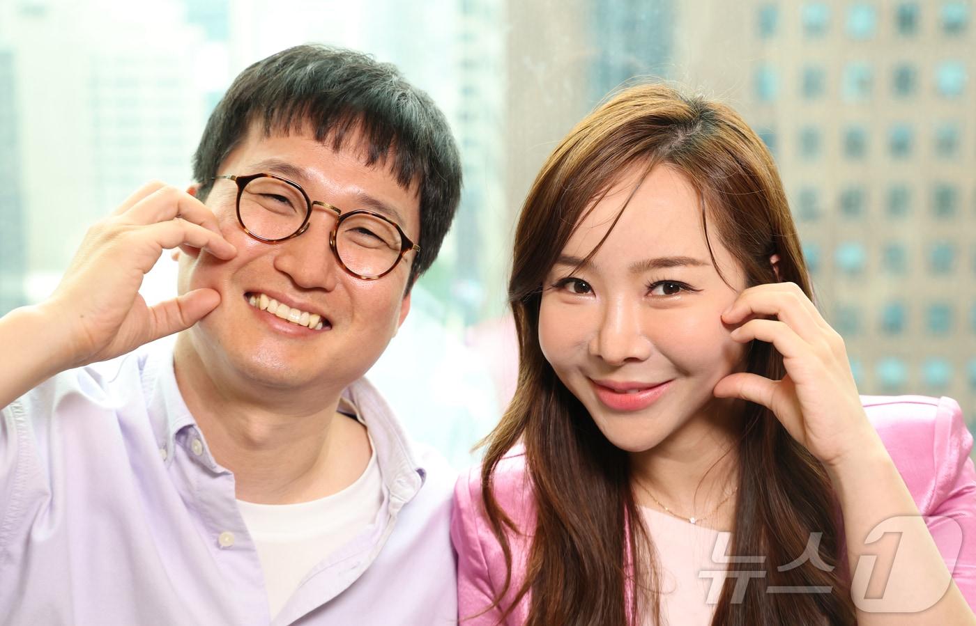 조현민(왼쪽) 최설아 부부 / 뉴스1 ⓒ News1 권현진 기자