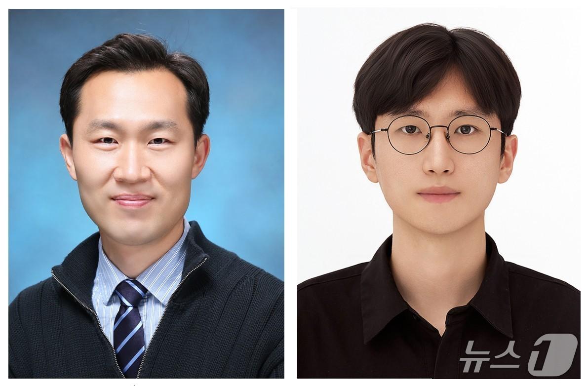 본문 이미지 - 서준혁 교수, 이원중 석박통합과정생(왼쪽부터)(지스트 제공, 재판매 및 DB금지) 