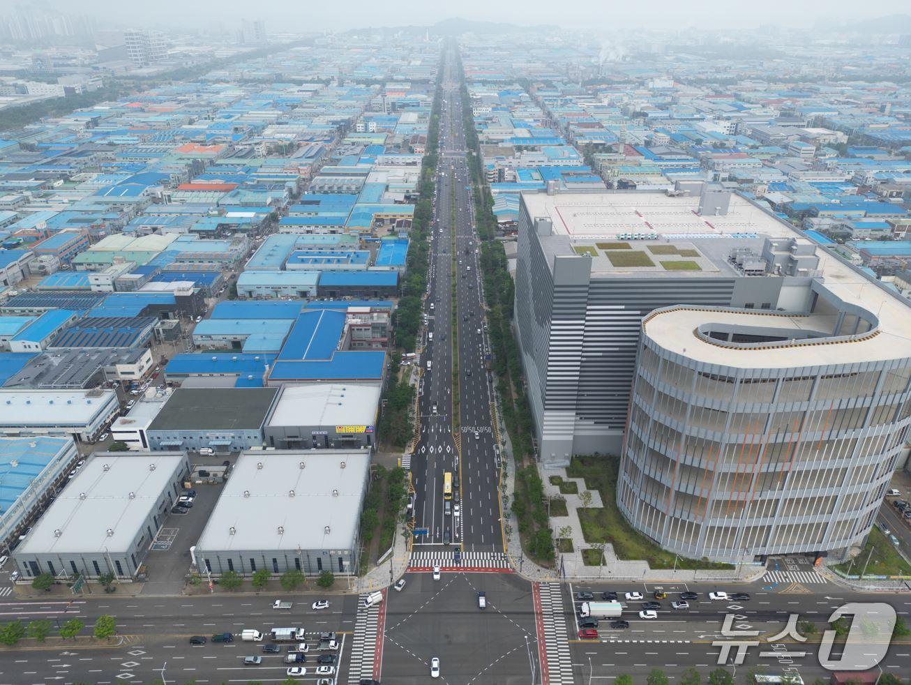 본문 이미지 - 공단2대로.(시흥시 제공)