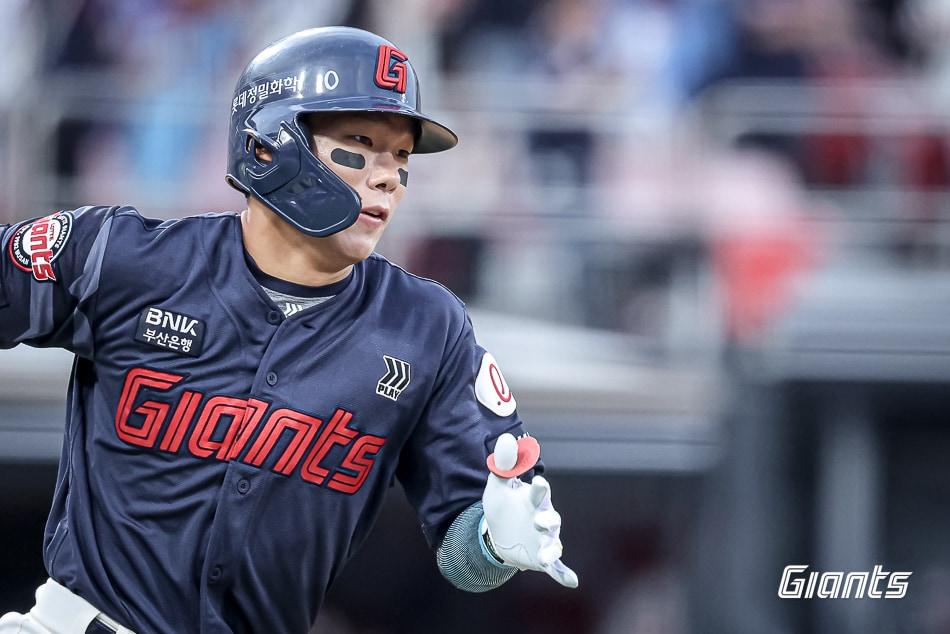 본문 이미지 - 롯데 자이언츠 장두성이 그라운드 복귀를 준비한다. (롯데 자이언츠 제공)