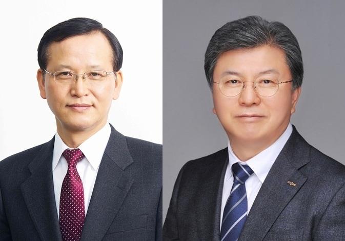 본문 이미지 - 윤석진 전 한국과학기술연구원 원장(왼쪽)·김복철 전 국가과학기술연구회(NST) 이사장(NST 제공)