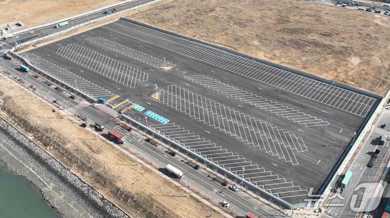 본문 이미지 - 송도 화물차 주차장&#40;IPA 제공. 재판매 및 DB 금지&#41; / 뉴스1