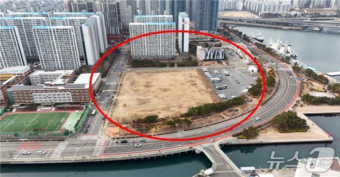 본문 이미지 - '부산 자율형 사립고' 우선협상대상 부지 전경.(부산시청 제공. 재판매 및 DB 금지)