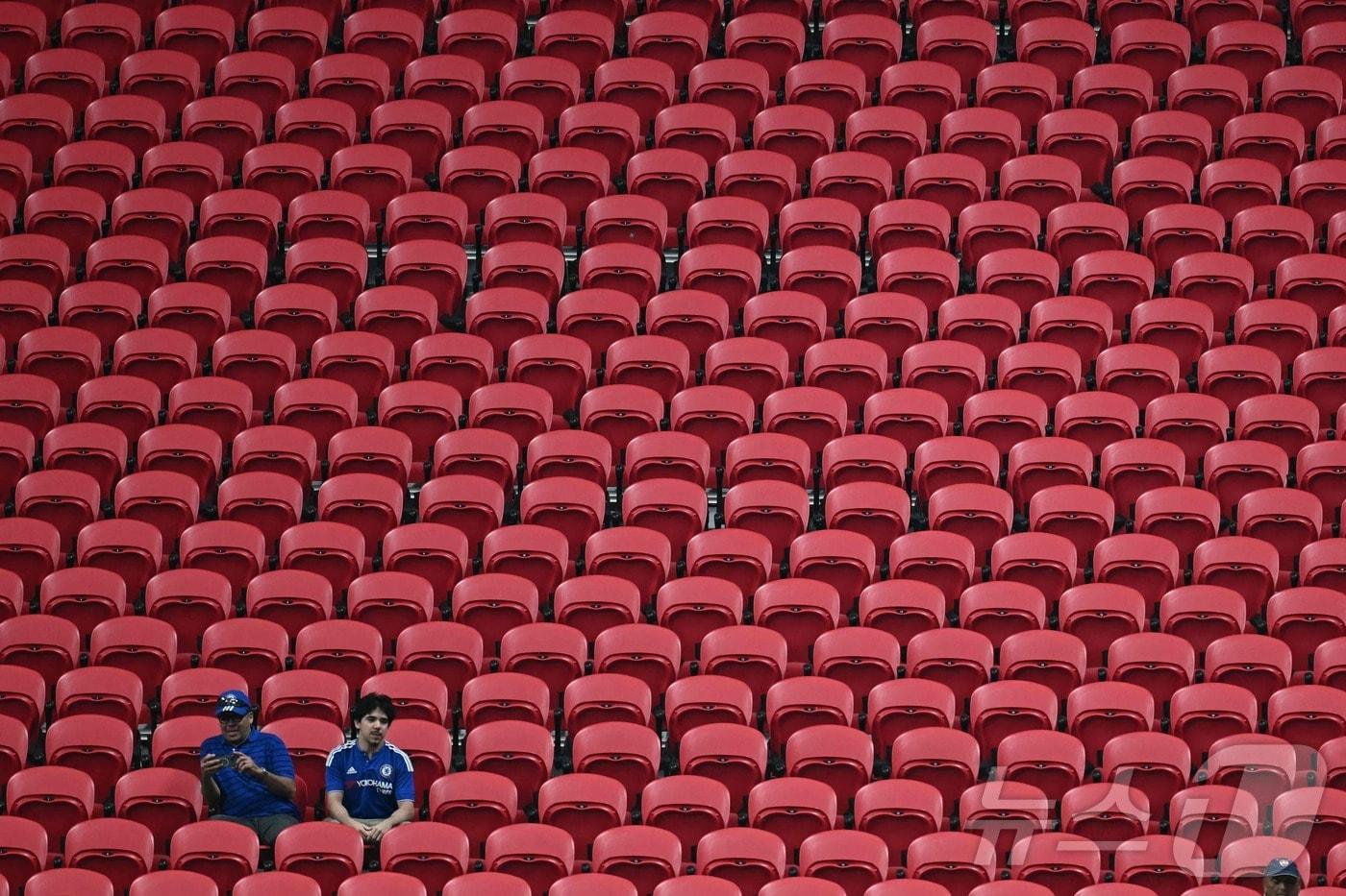 빈자리가 많이 보이는 첼시-LA FC의 클럽월드컵 경기 모습 ⓒ AFP=뉴스1