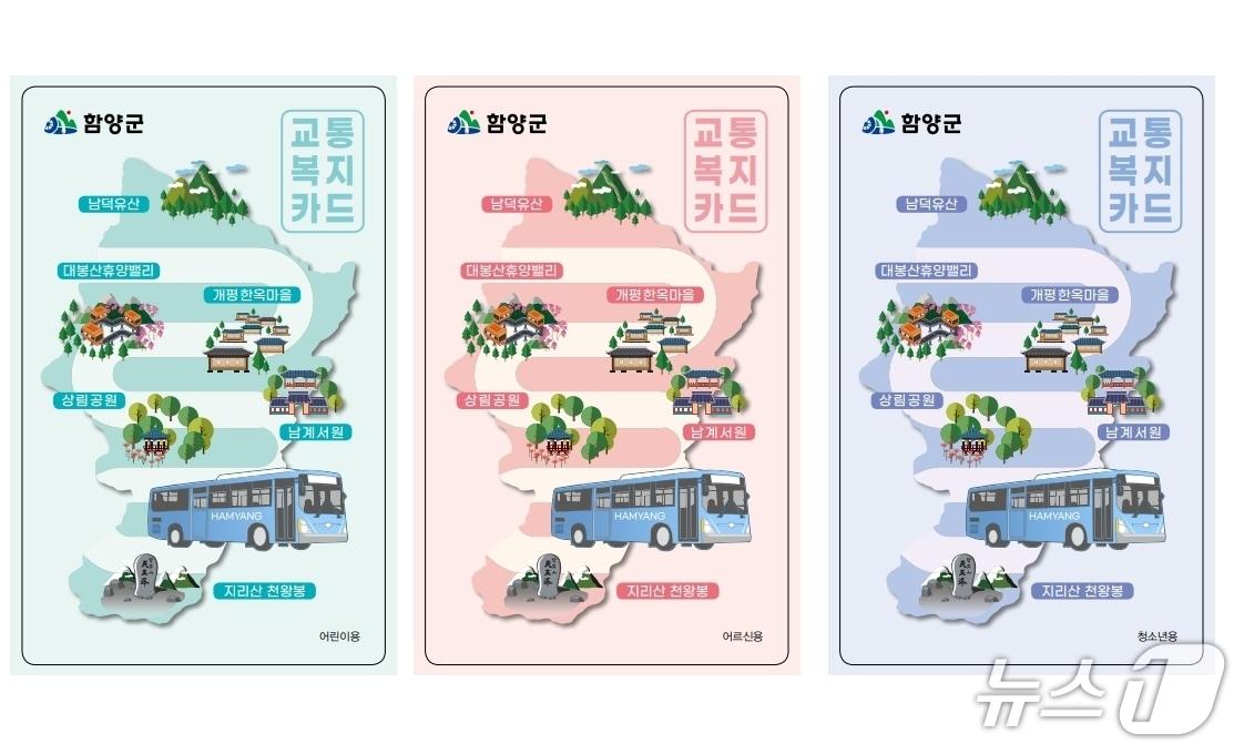 본문 이미지 - 함양군 교통복지카드 이미지.
