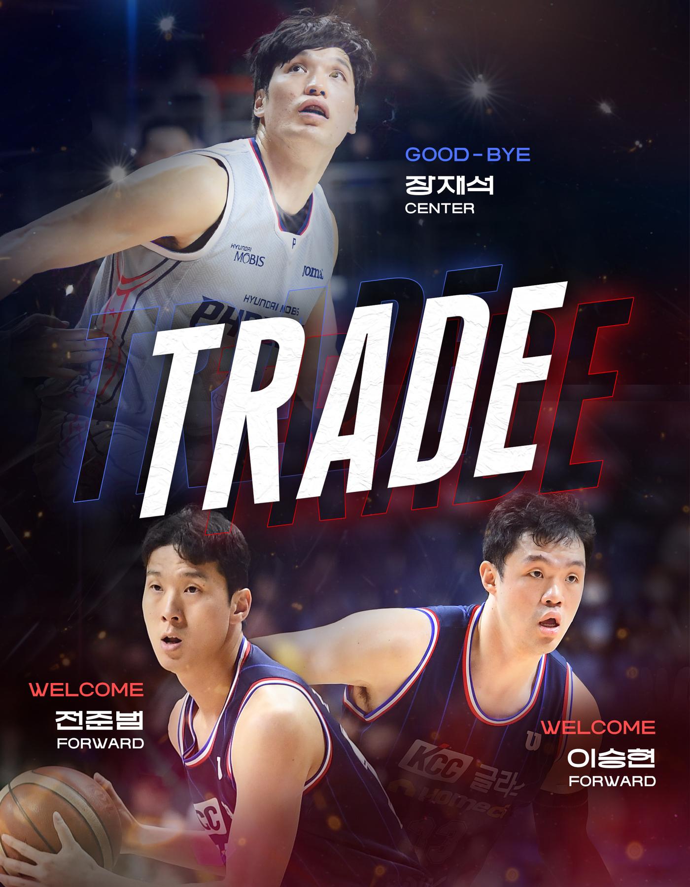본문 이미지 - 프로농구 KCC와 현대모비스가 1대2 트레이드를 단행했다.&#40;현대모비스 제공&#41;