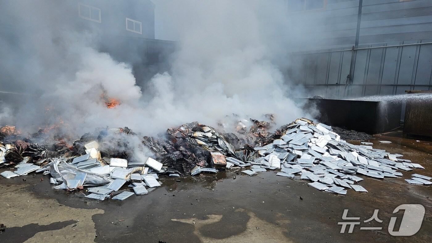 화재현장&#40;경기 김포소방서 제공.재판매 및 DB금지&#41;