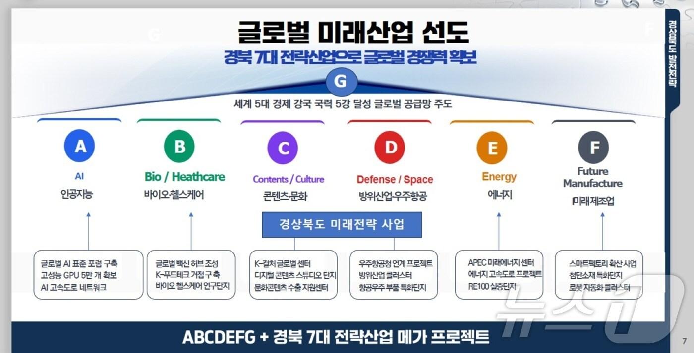 경북형 신성장 전략 ABCDEFG 본격 추진 ⓒ News1 김대벽기자