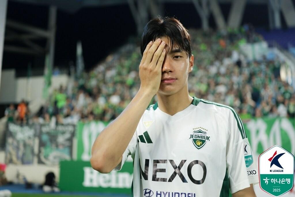 본문 이미지 - 전북 전진우(한국프로축구연맹 제공) 