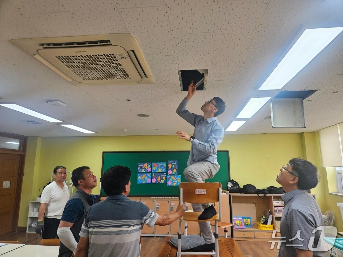 본문 이미지 - 대전가원학교에서 17일 건물이 흔들린다는 신고가 접수돼 교육당국이 점검에 나섰다.(대전시교육청 제공) /뉴스1