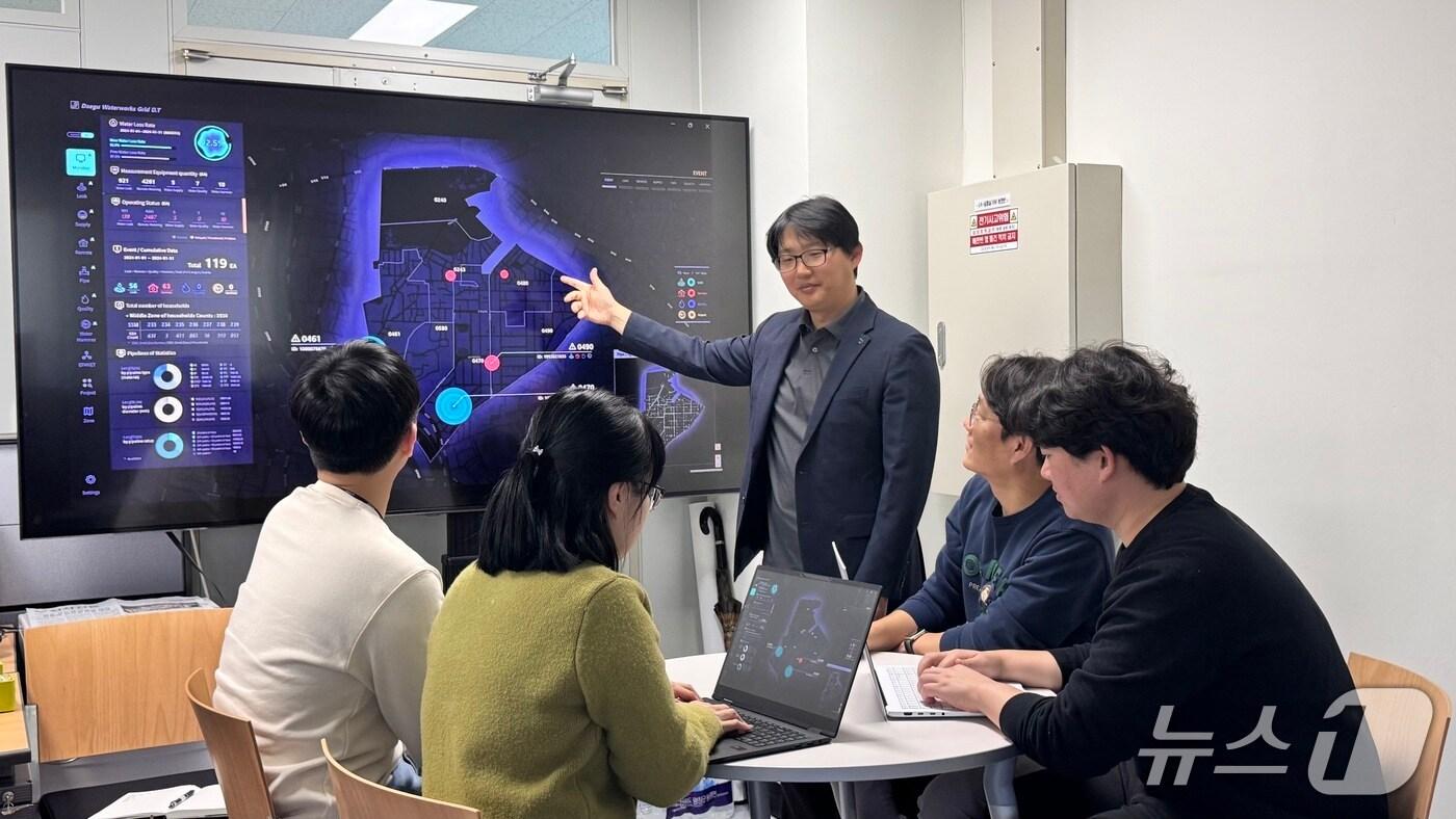 디지털트윈 기반 상수도 관제시스템(ETRI 제공) /뉴스1