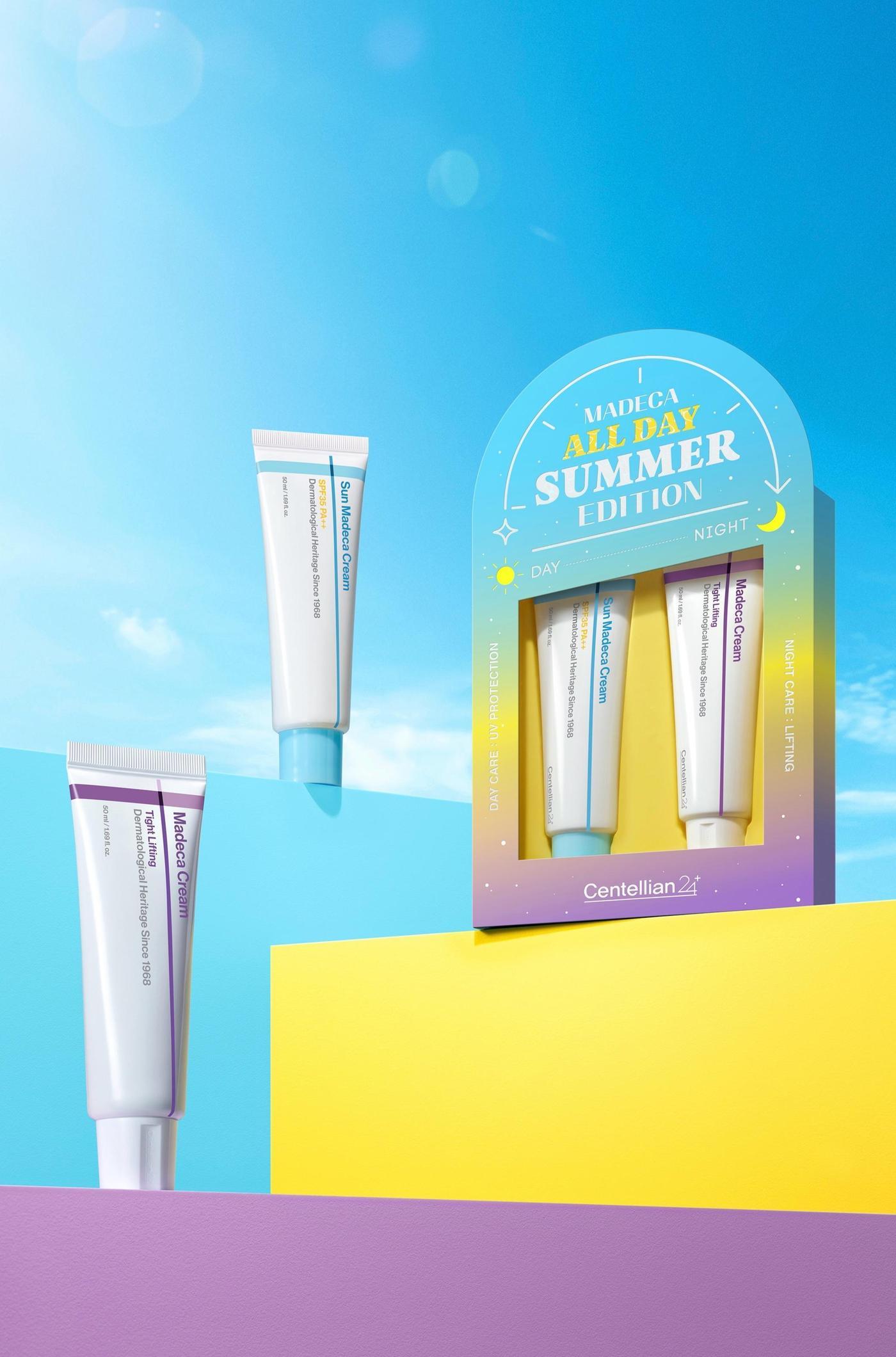 본문 이미지 - 한정판 '마데카 올데이 썸머 에디션' 제품 이미지. /사진제공 = 동국제약