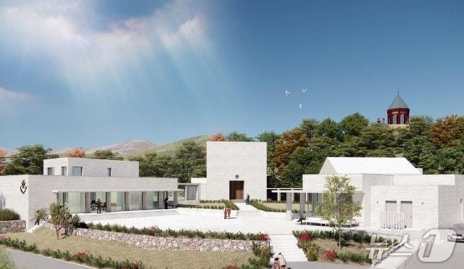 본문 이미지 - 강원 원주시 부론면 손곡리 서지마을의 순교자기념관 조감도. (원주시 제공. 재판매 및 DB금지) 2025.618/뉴스1