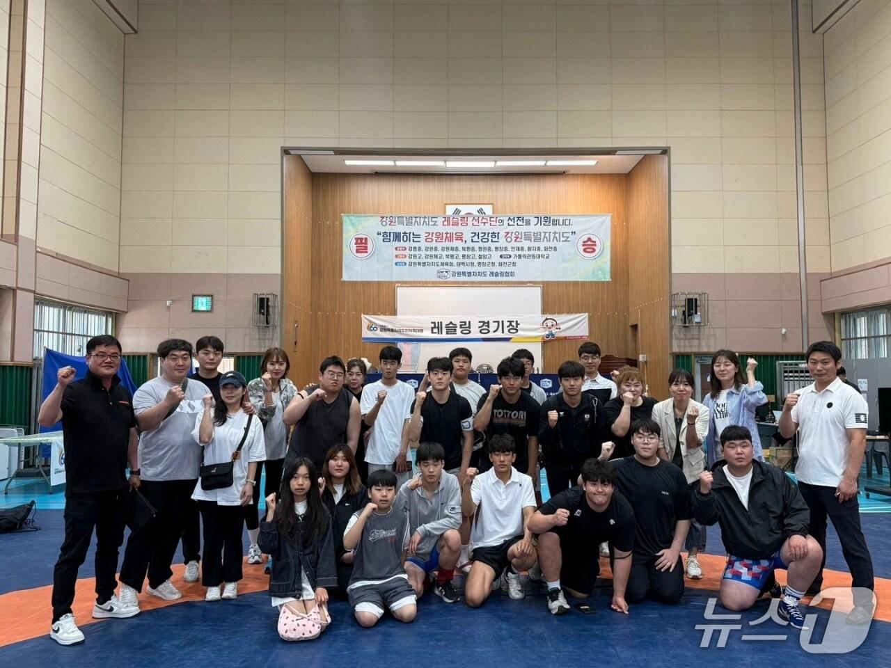 본문 이미지 - 강원 태백시청 레슬링 팀 자료 사진. &#40;태백시 제공. 재판매 및 DB금지&#41; 2025.6.18/뉴스1