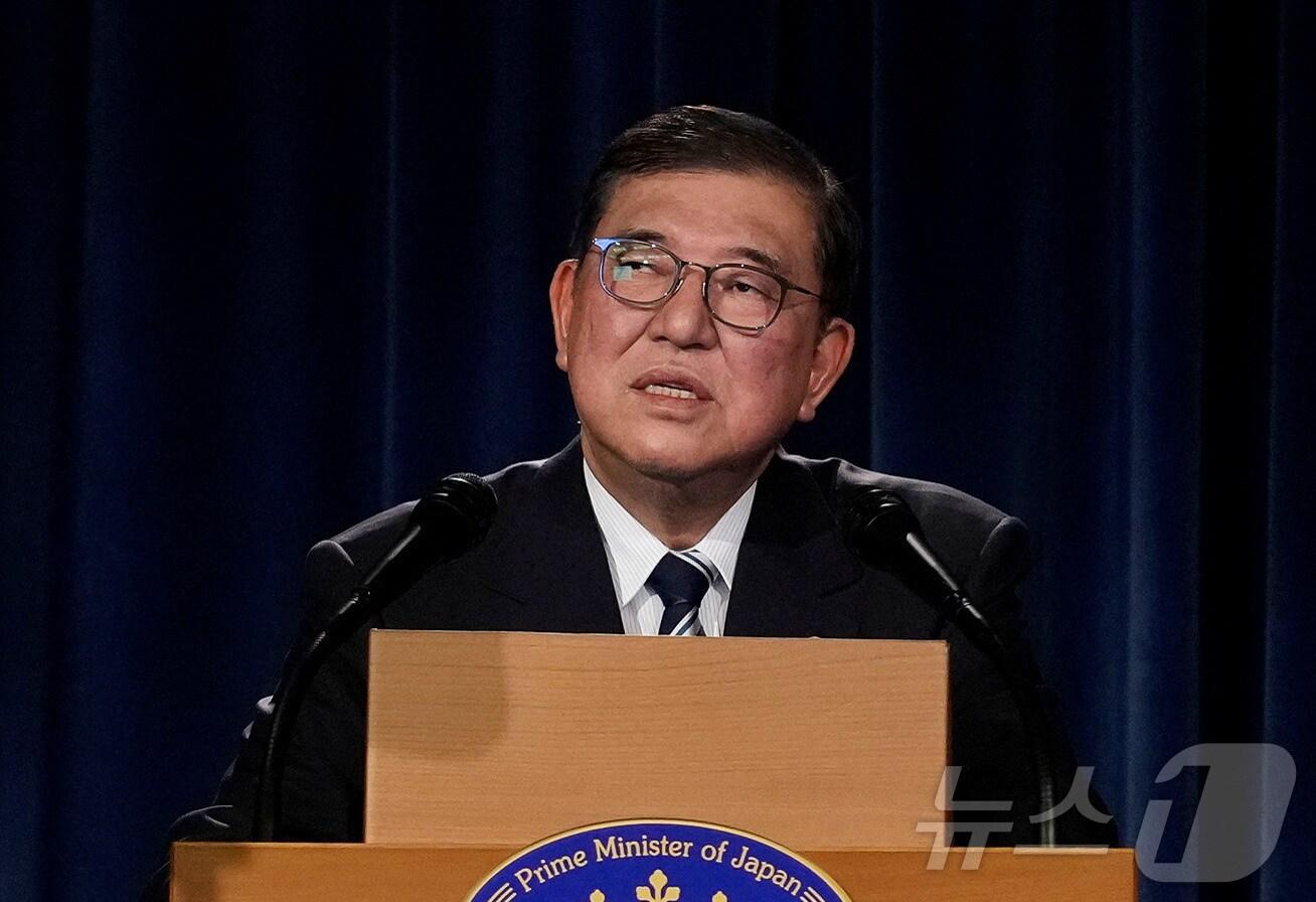 본문 이미지 - 이시바 시게루 일본 총리 <자료사진> 2025.6.17 ⓒ 로이터=뉴스1 ⓒ News1 강민경 기자