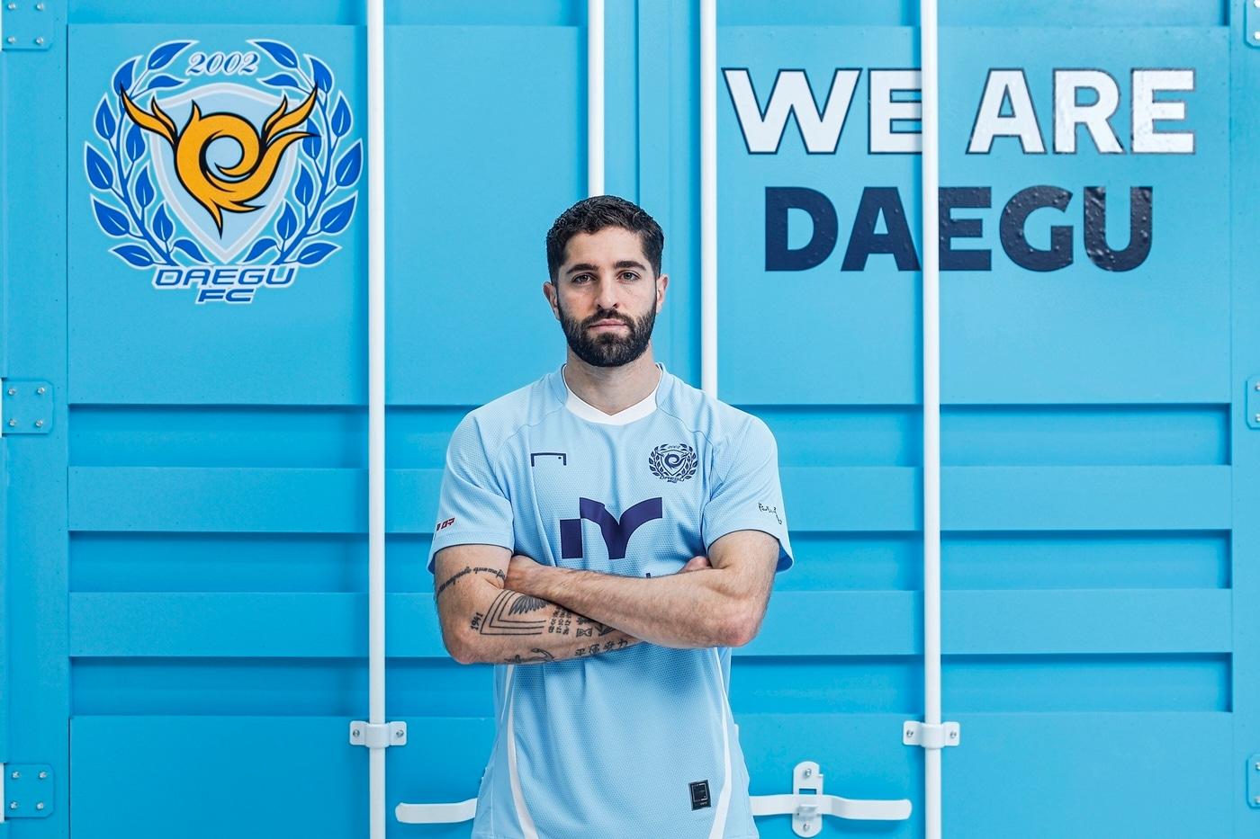 대구FC의 새로운 외국인 선수 카를로스. (대구FC 제공)