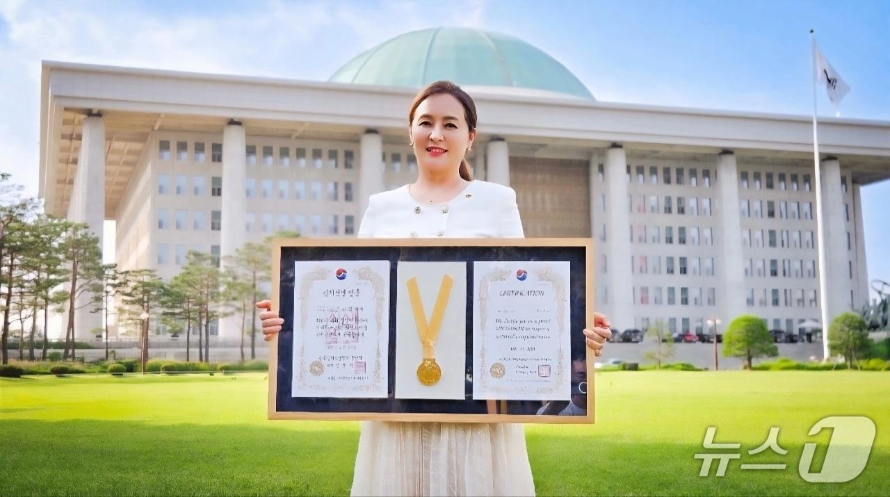 본문 이미지 - K-푸드 분야 대한민국 신지식인으로 선정된 김현아 ㈜달콤댁 대표.(부안군 제공. 재판매 및 DB금지)