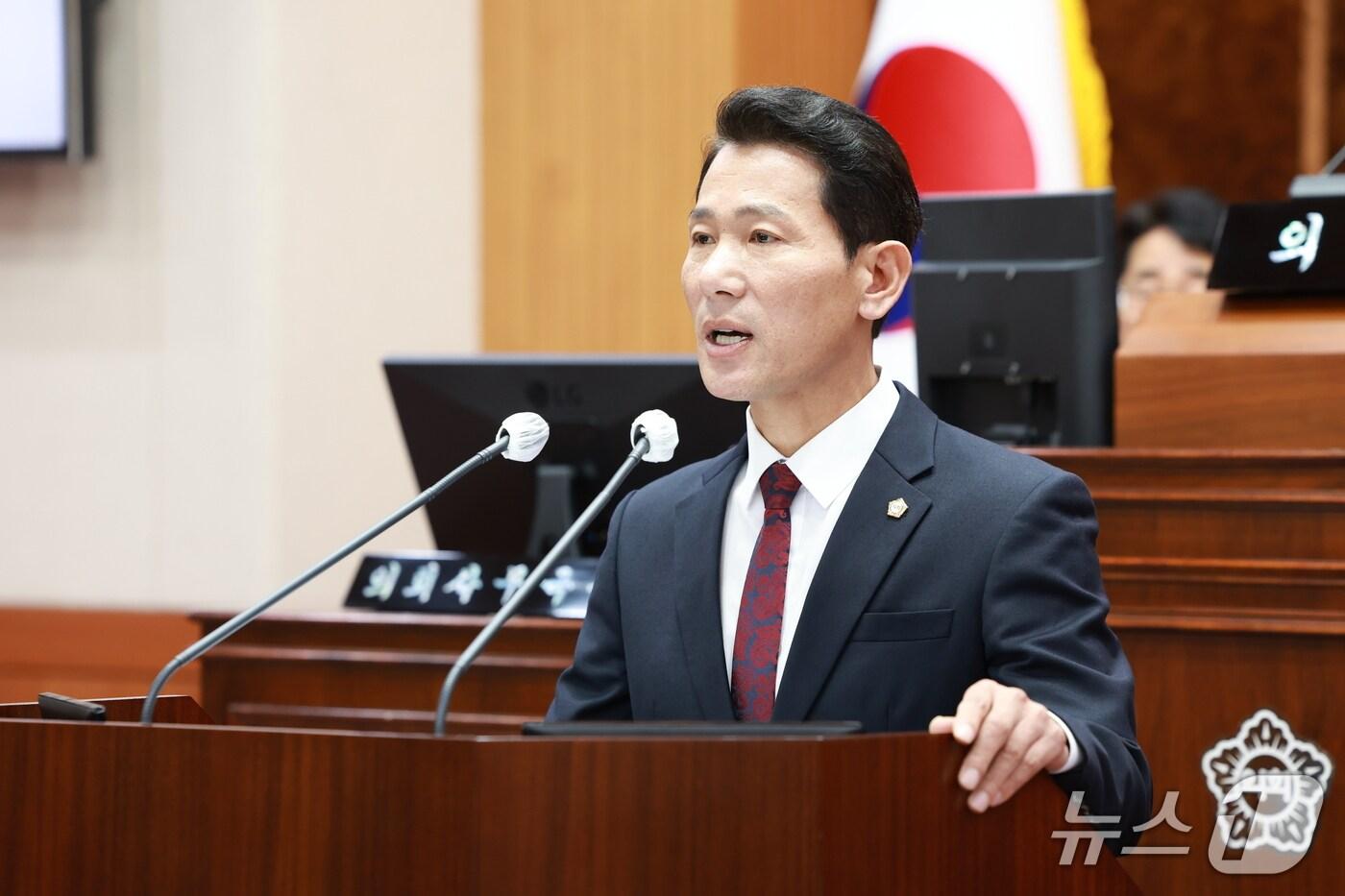 김진환 제천시의회 의원.&#40;제천시의회 제공. 재판매 및 DB금지&#41;/뉴스1 