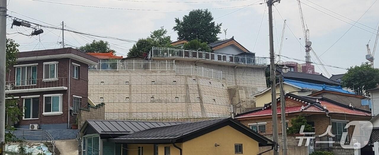 본문 이미지 - 동명동 정비공사.&#40;속초시 제공, 재판매 및 DB 금지&#41; 2025.6.18.뉴스1