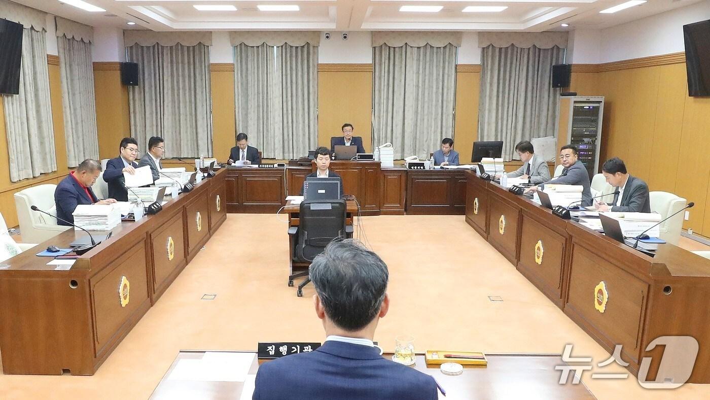대전시의회 예결위 모습.(대전시의회 제공 ,재판매 및 DB 금지)/뉴스1