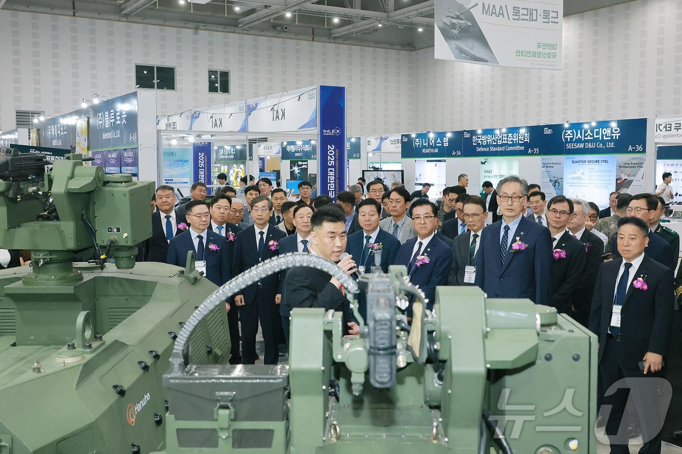 대전시는 지난 18일 대전컨벤션센터&#40;DCC&#41;에서 ‘2025 대한민국 국방산업발전대전’ 개회식을 개최하며 사흘간의 공식 일정을 시작했다.  &#40;대전시 제공 ,재판매 및 DB 금지&#41; 2025.6.19/뉴스1 